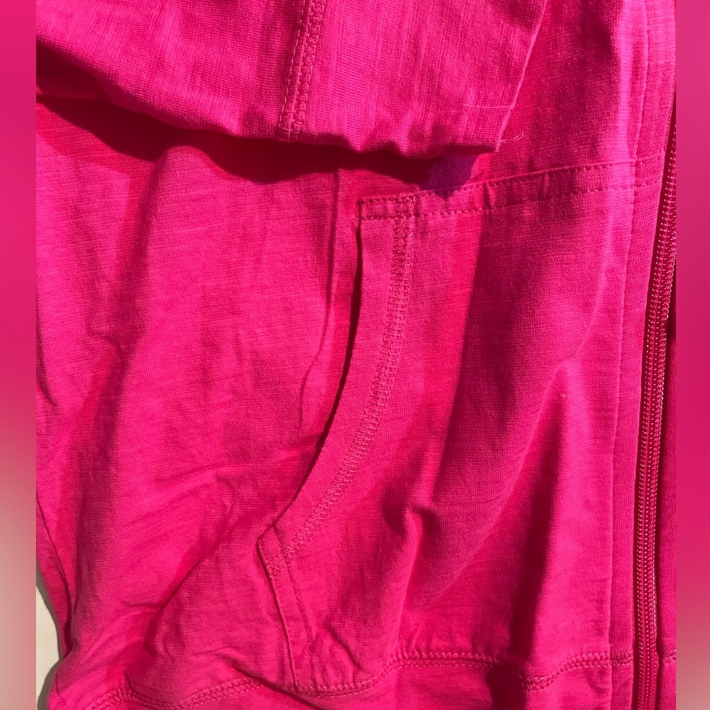 HANES woman’s zip front sweatshirt hoodie Pink Small NWOT - Picture 8 of 8